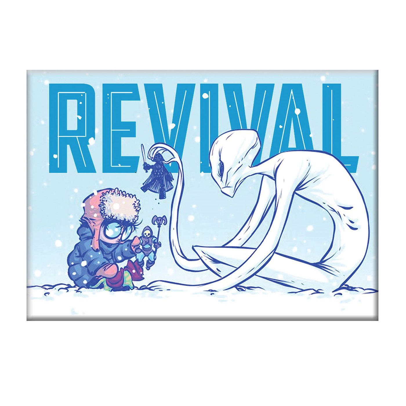 Revival Snow Day Magnet