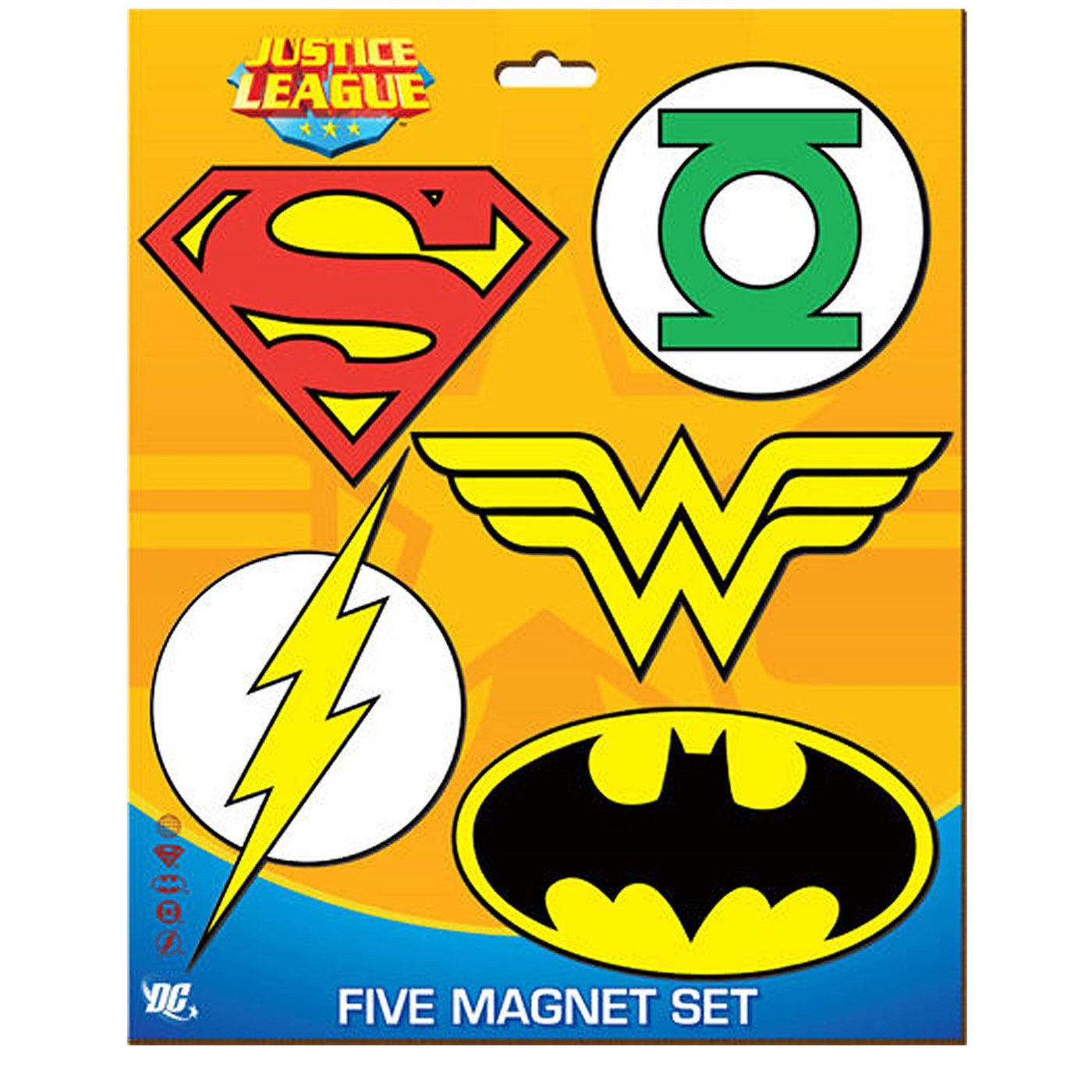 DC 5 Pack Classic Symbols Magnet Set