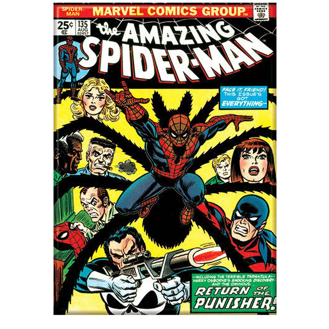 Spiderman #135 Group Comic Cover Magnet