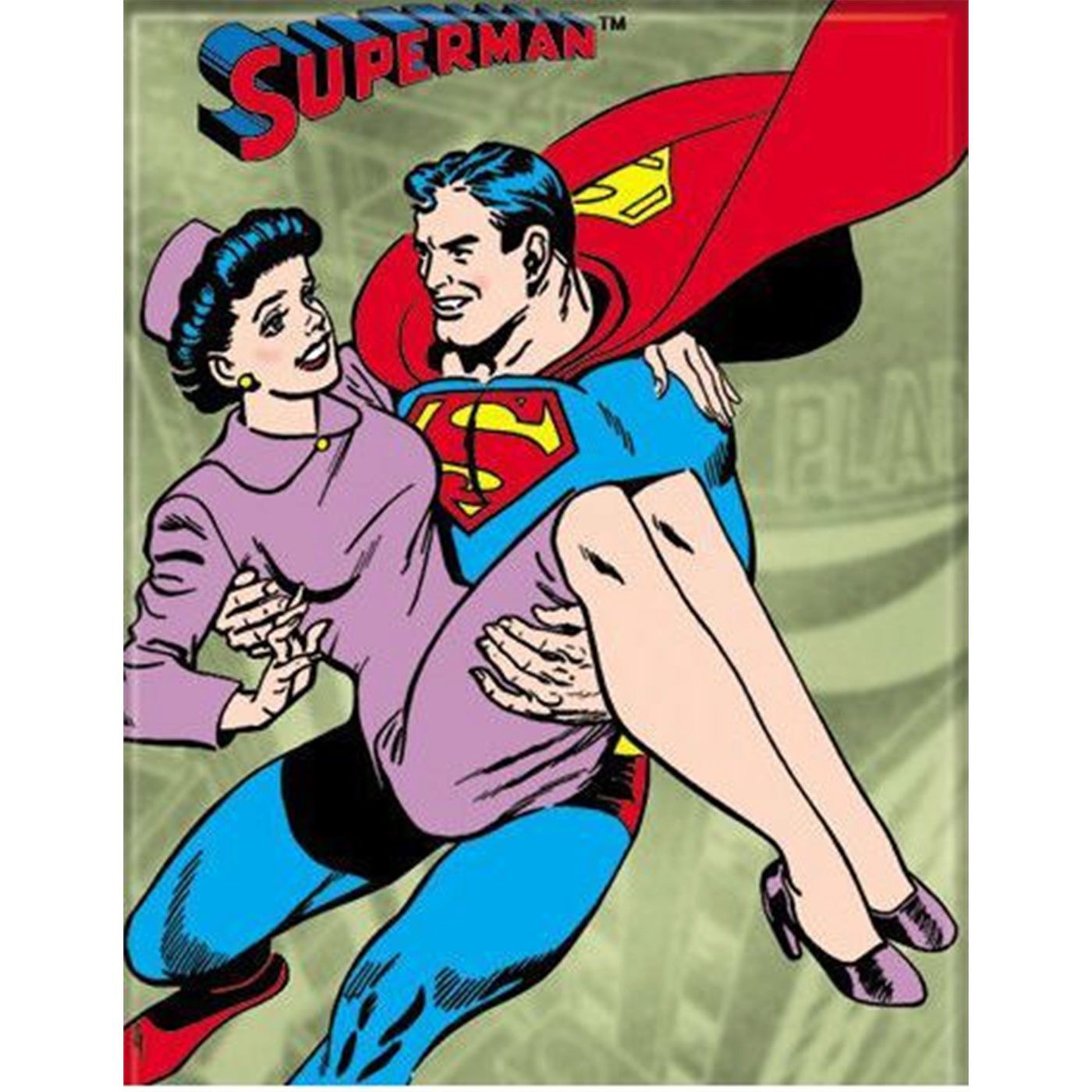 Superman Carrying Lois Magnet