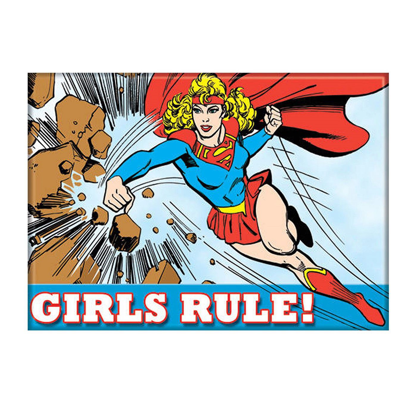 Supergirl Magnet Girls Rule