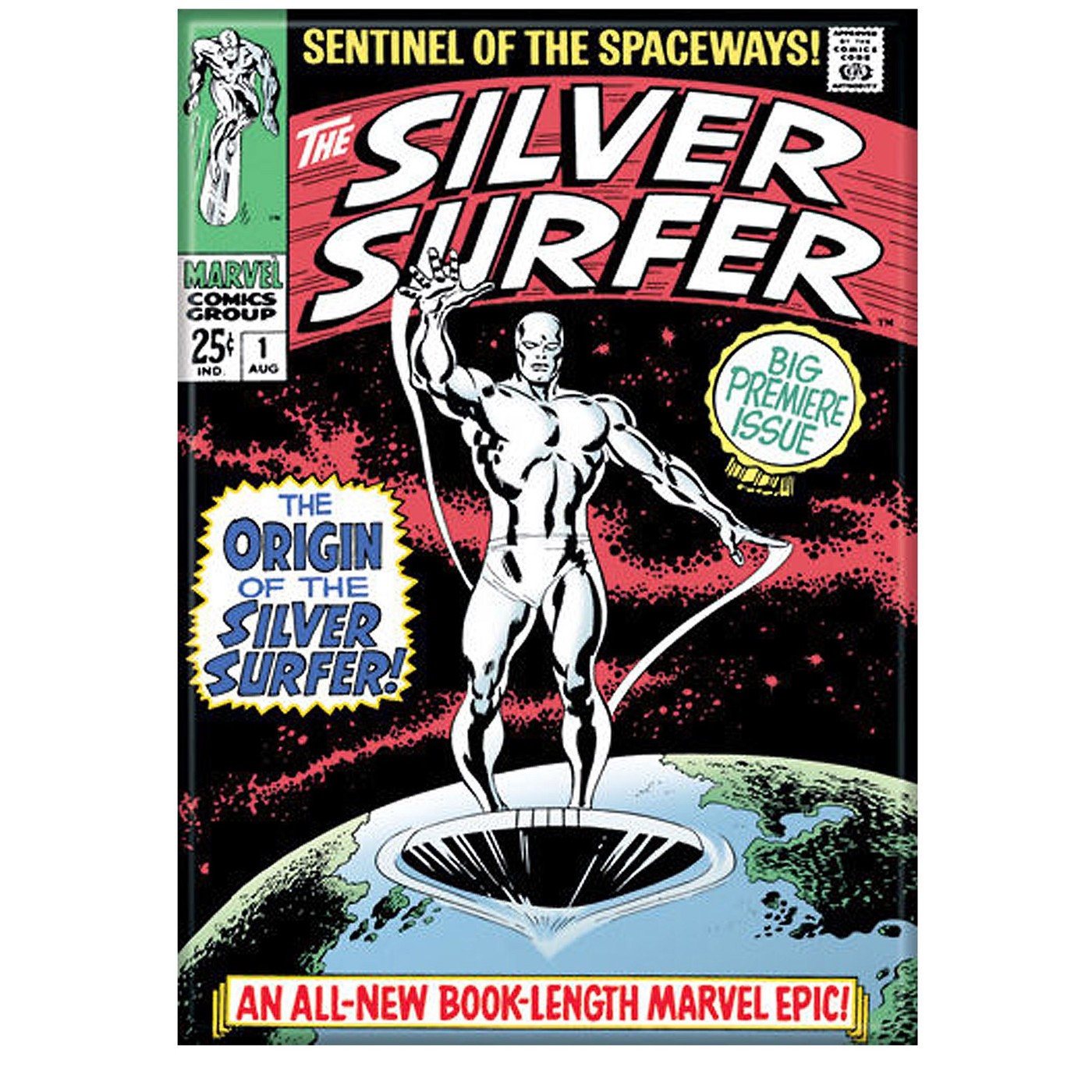 Silver Surfer #1 Comic Cover Magnet