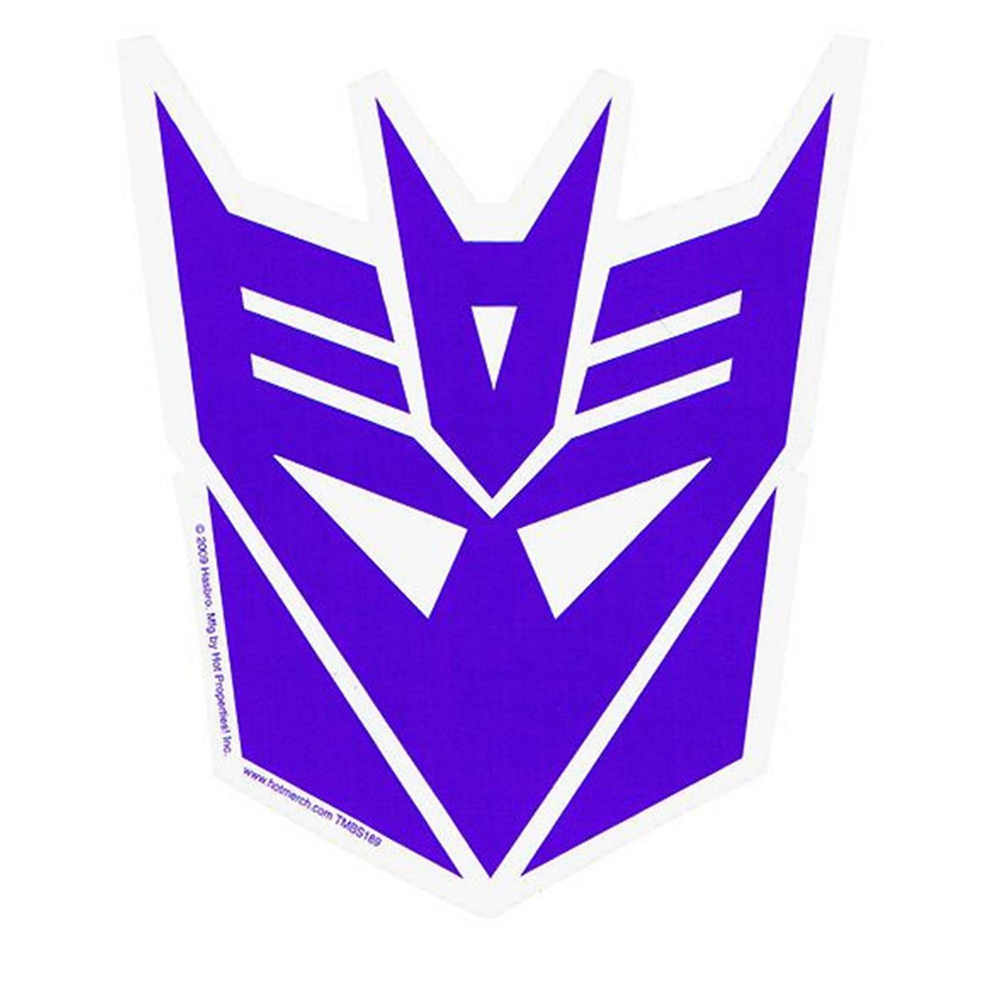 Transformers Decepticon Symbol Purple Car Magnet