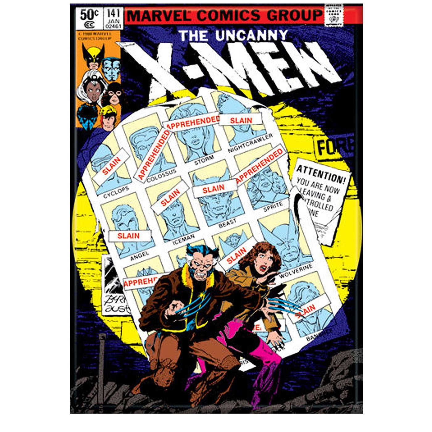 Uncanny X-Men #141 Cover Magnet