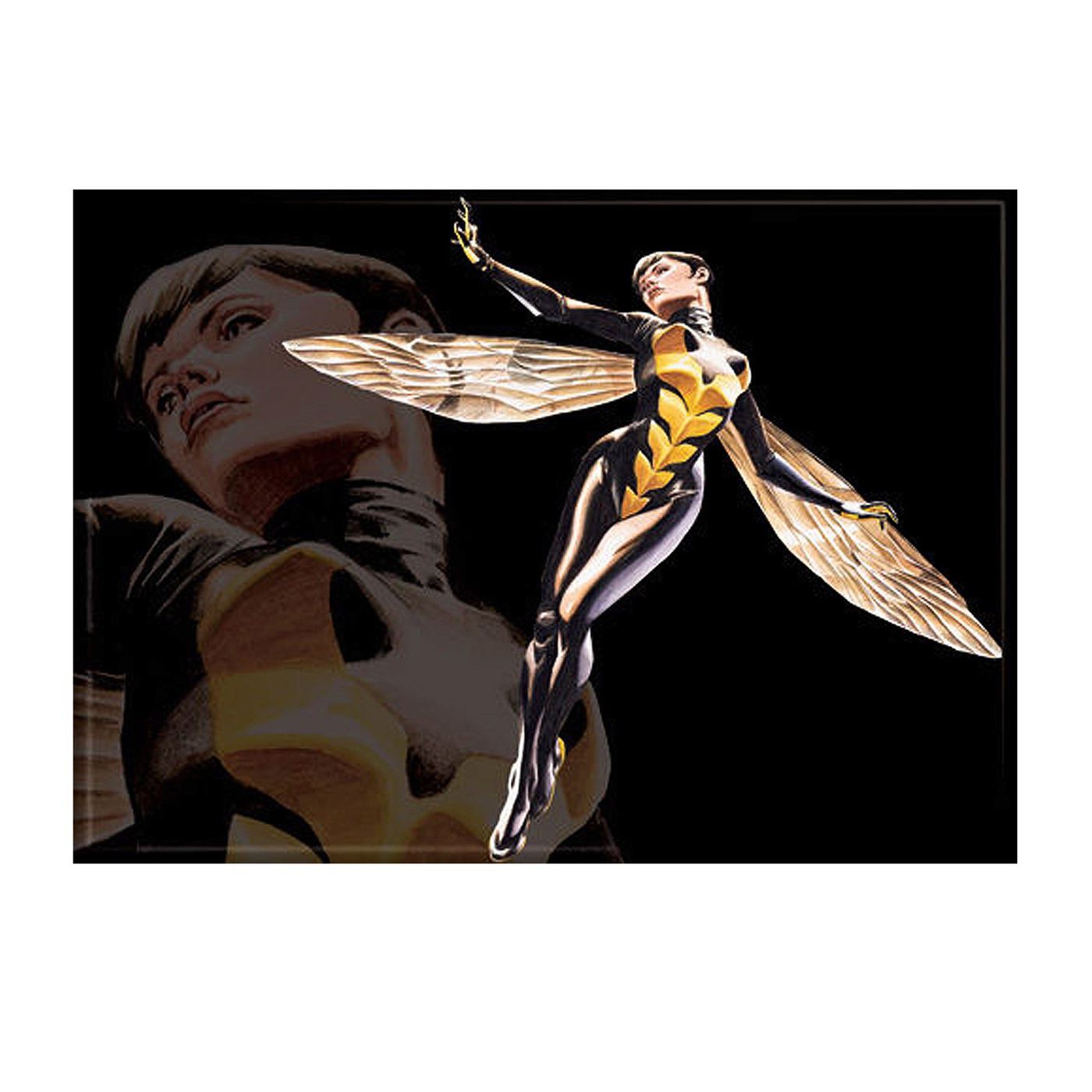 Wasp in Flight Magnet