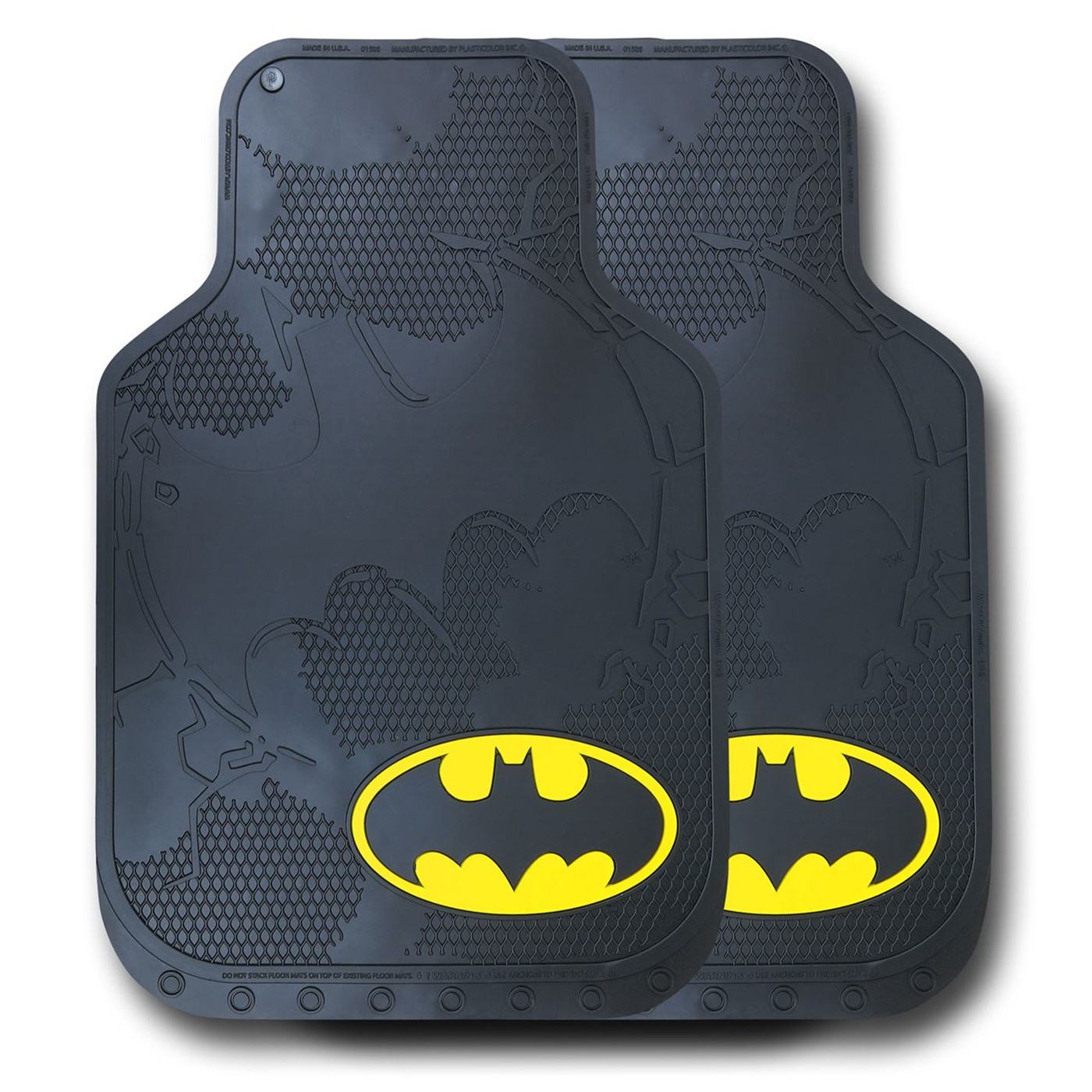 Batman Symbol Floor Mat 2-Pack