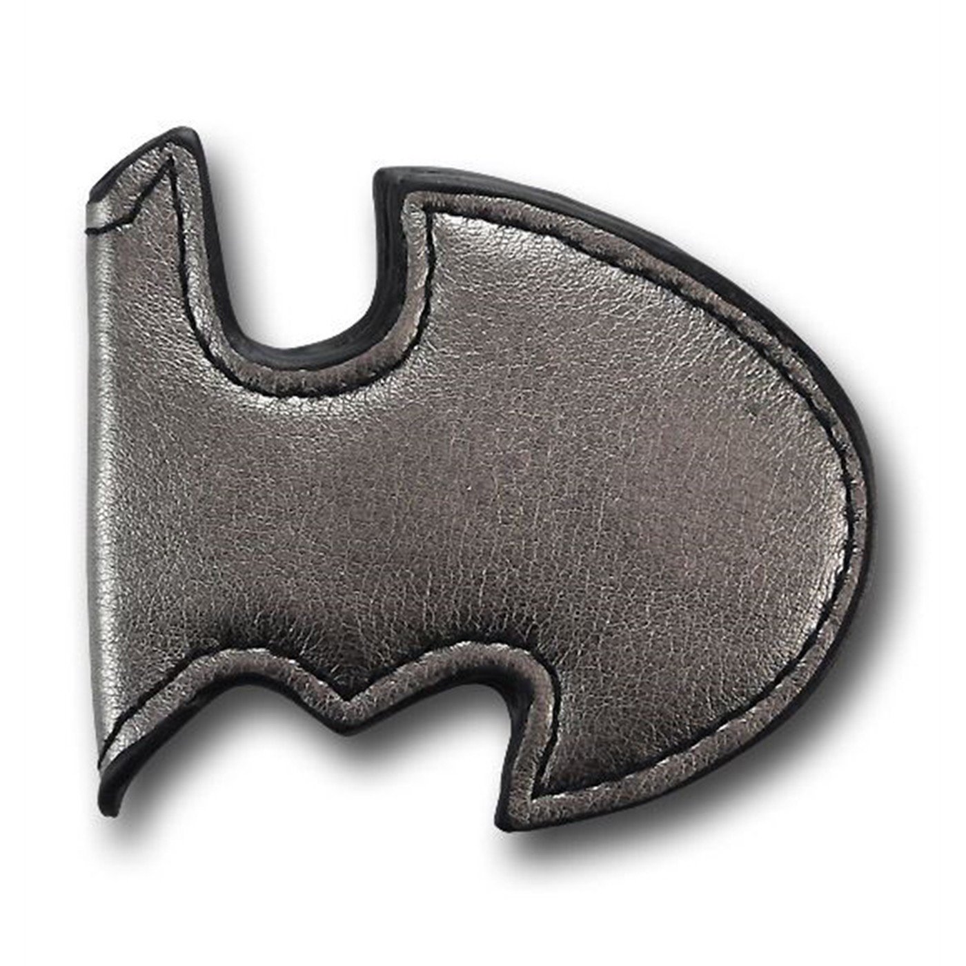 Batman Symbol Black Leather Money Clip