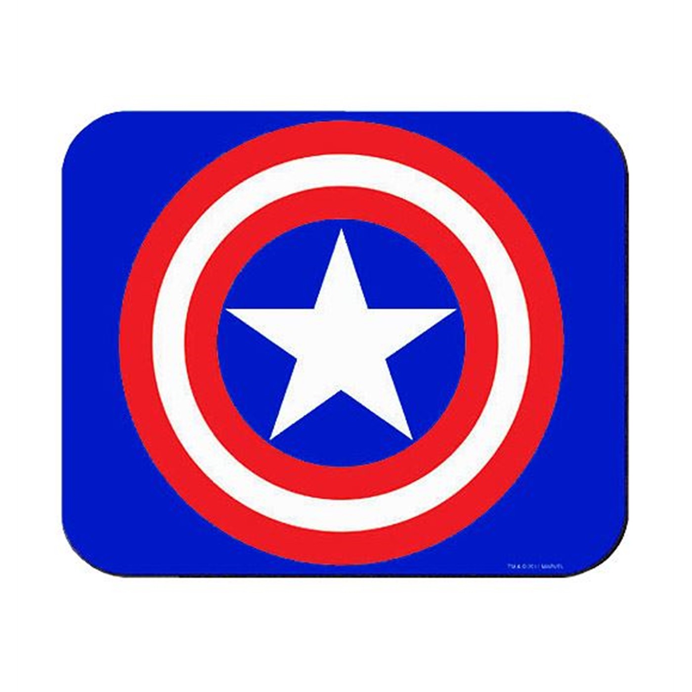 Captain America Shield Symbol Mousepad