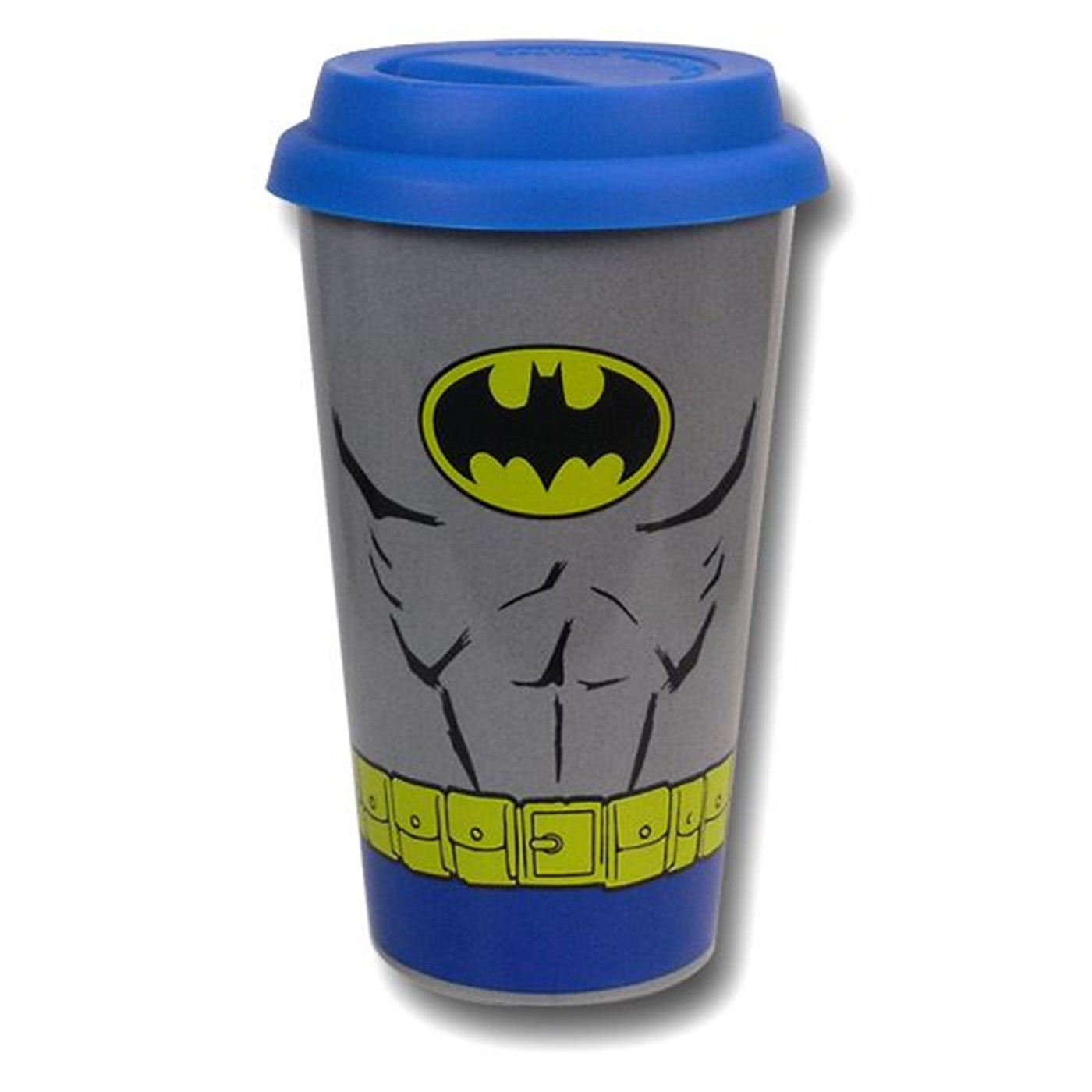 Batman Costume Ceramic Travel Mug