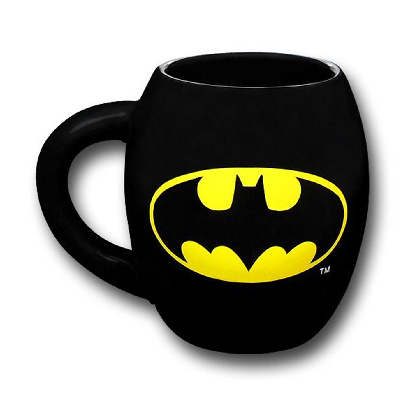 Batman Image and Symbol Ceramic Barrel Mug