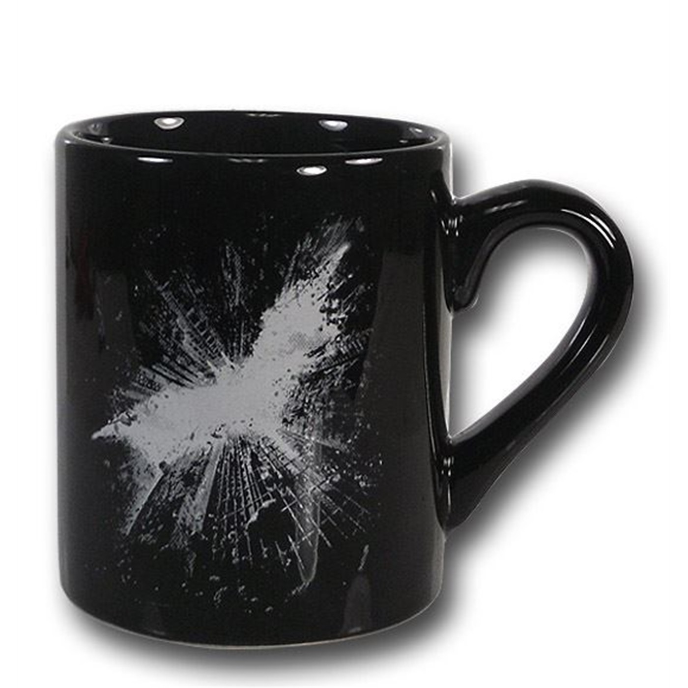 Dark Knight Rises Symbol Black Handle 14oz Mug