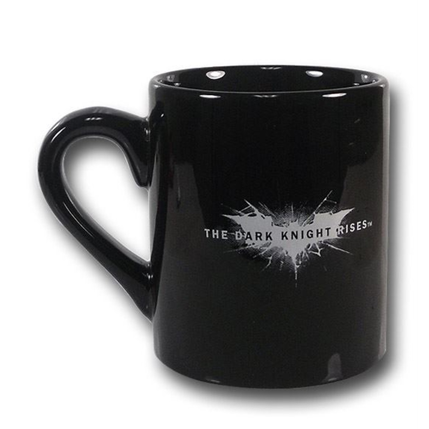 Dark Knight Rises Symbol Black Handle 14oz Mug