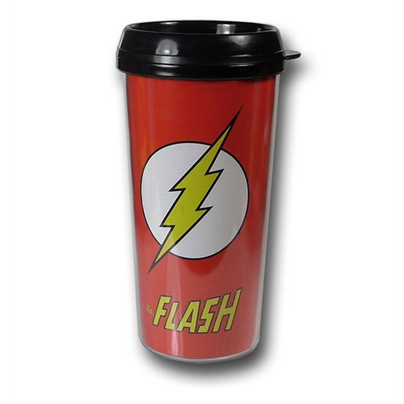 Flash Symbol Plastic Travel Mug