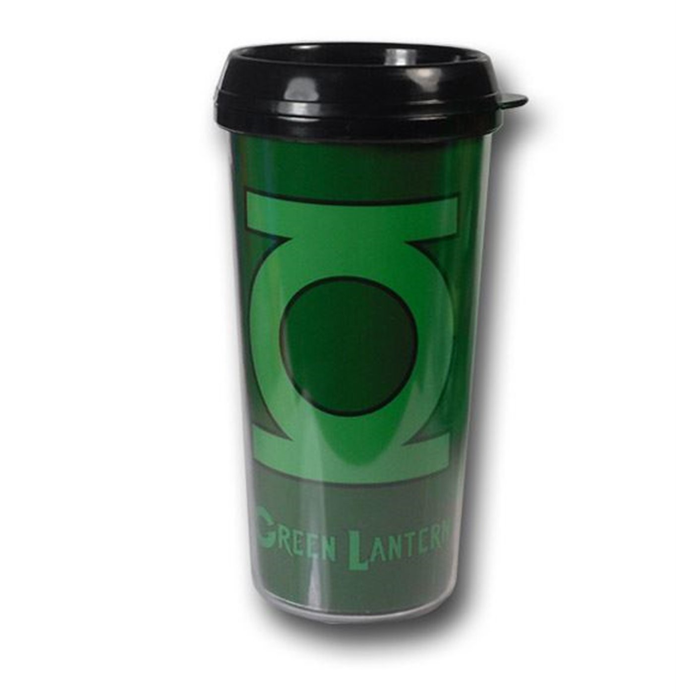 Green Lantern Green Symbol Plastic Travel Mug