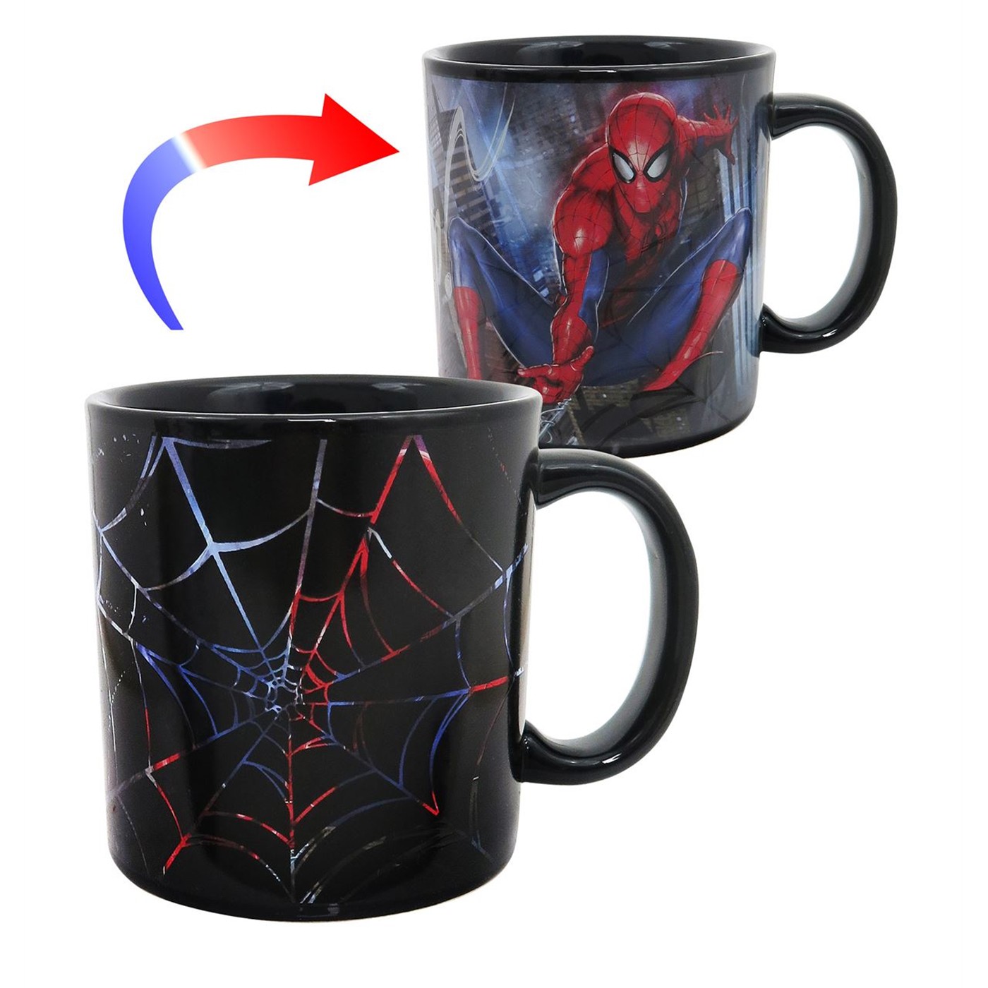 Spider-Man Face Mug with Web Handle