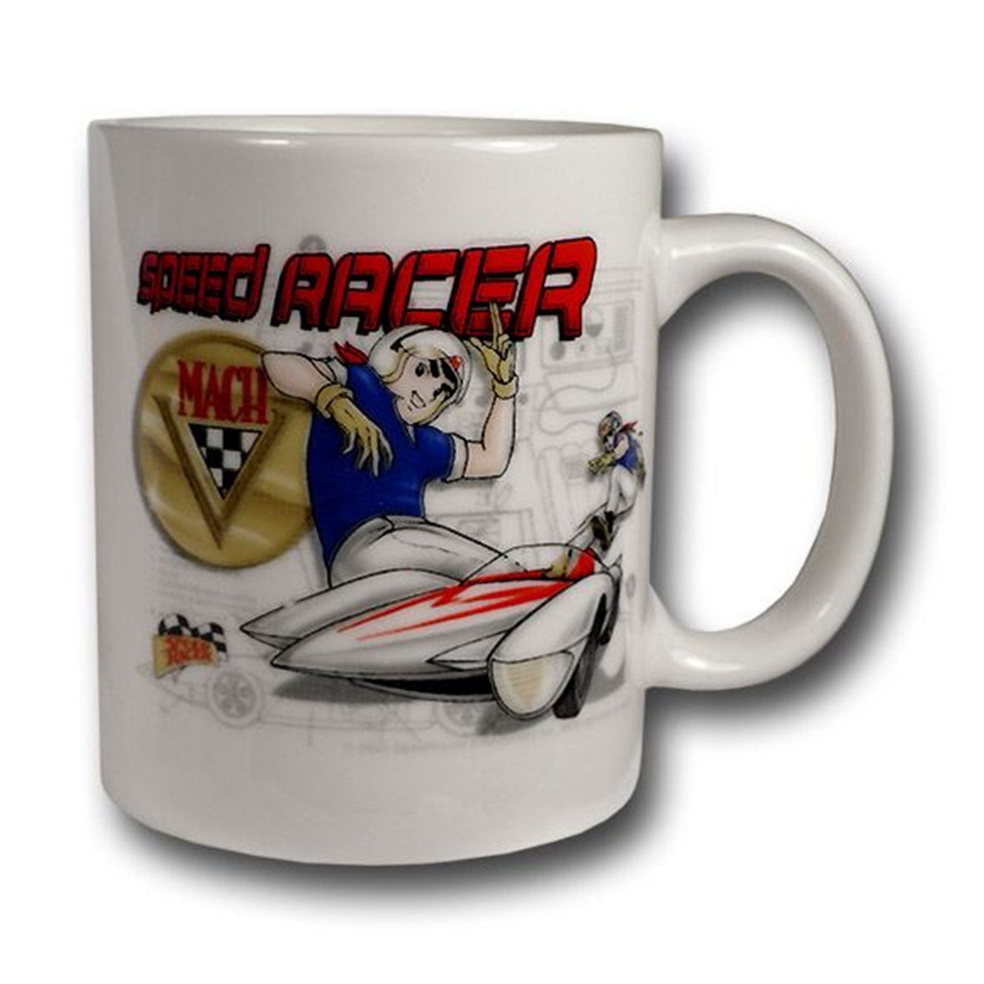 Speed Racer White Mug