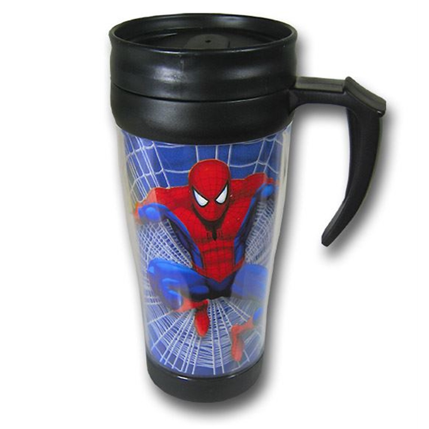 Spiderman Plastic Travel Mug with Handle