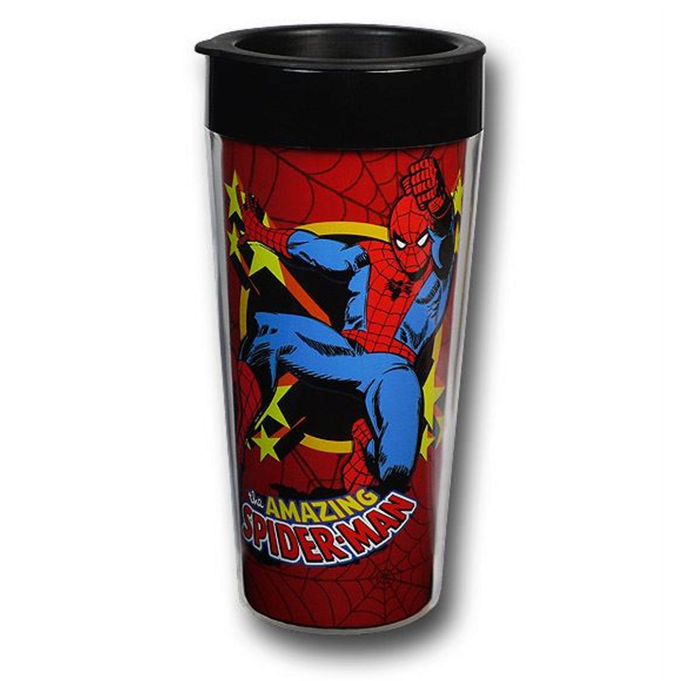 Spiderman 16oz Red Travel Mug