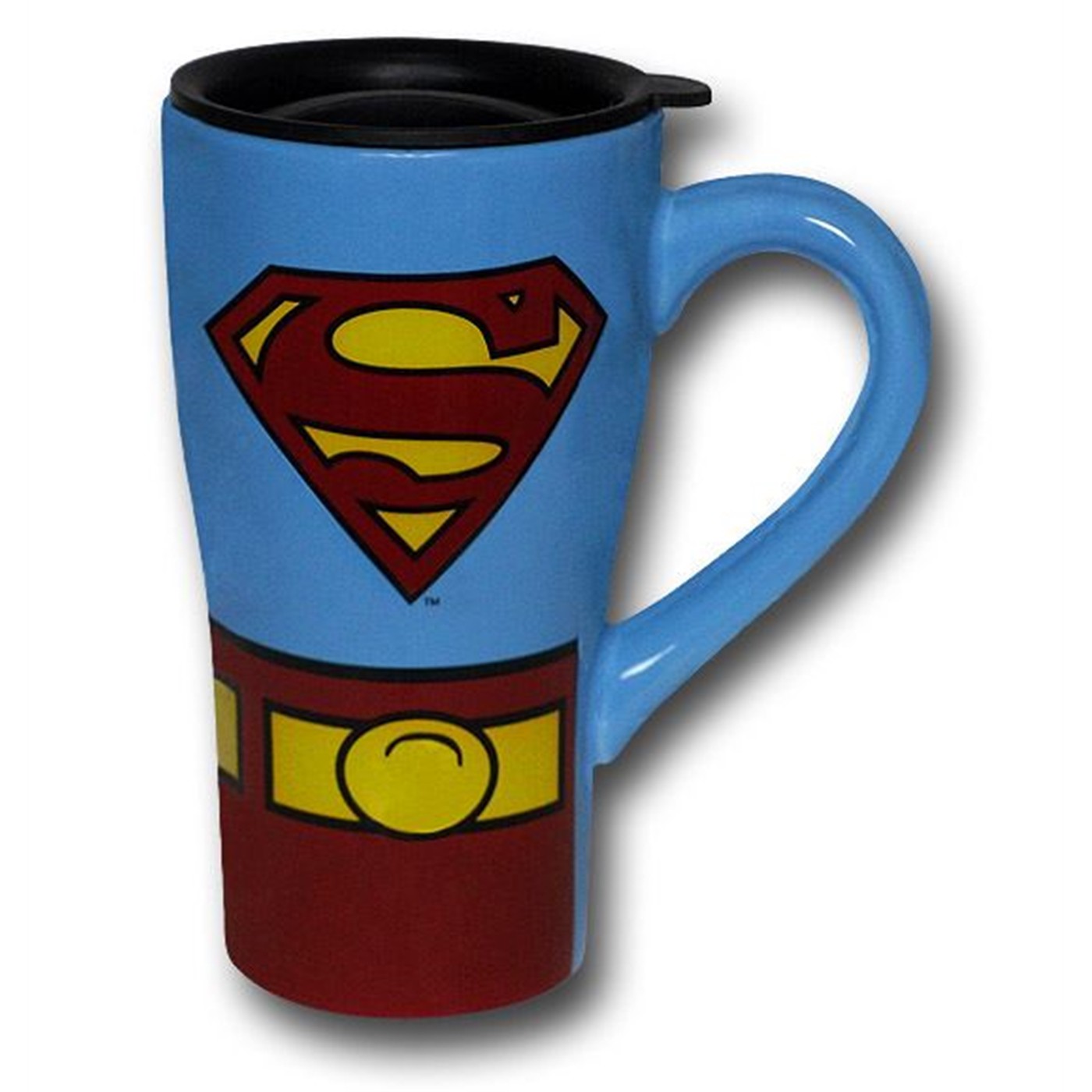 Superman Costume Ceramic Travel Mug