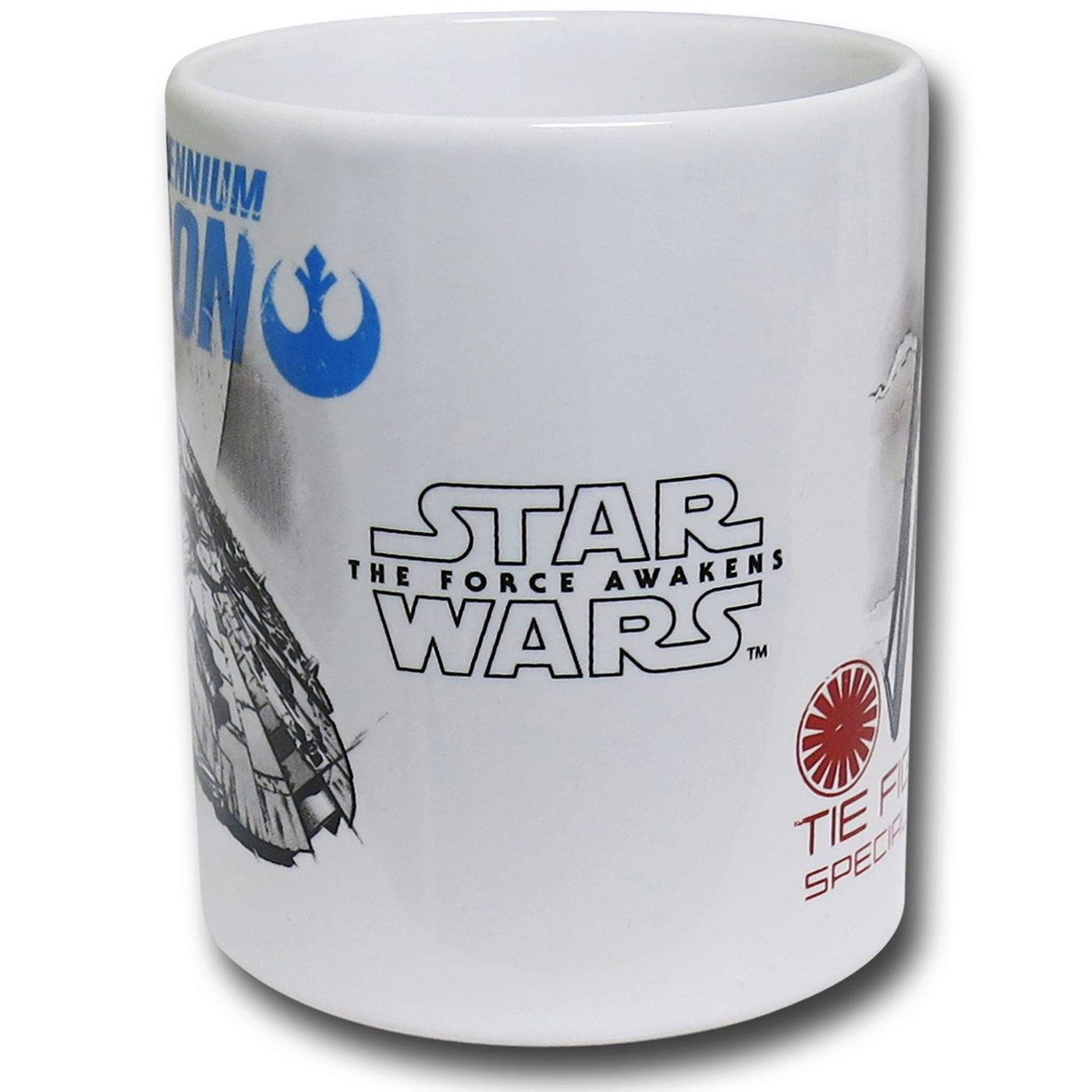 Star Wars Force Awakens TIE & Falcon Mug