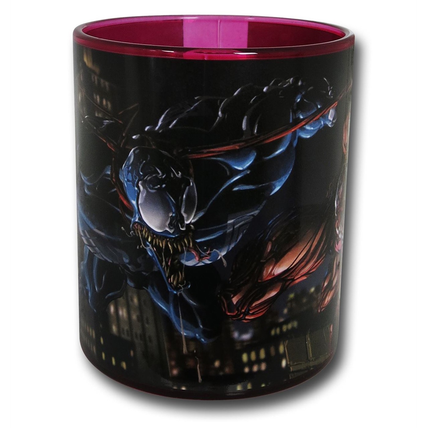 Venom Vs Carnage Glass Coffee Mug