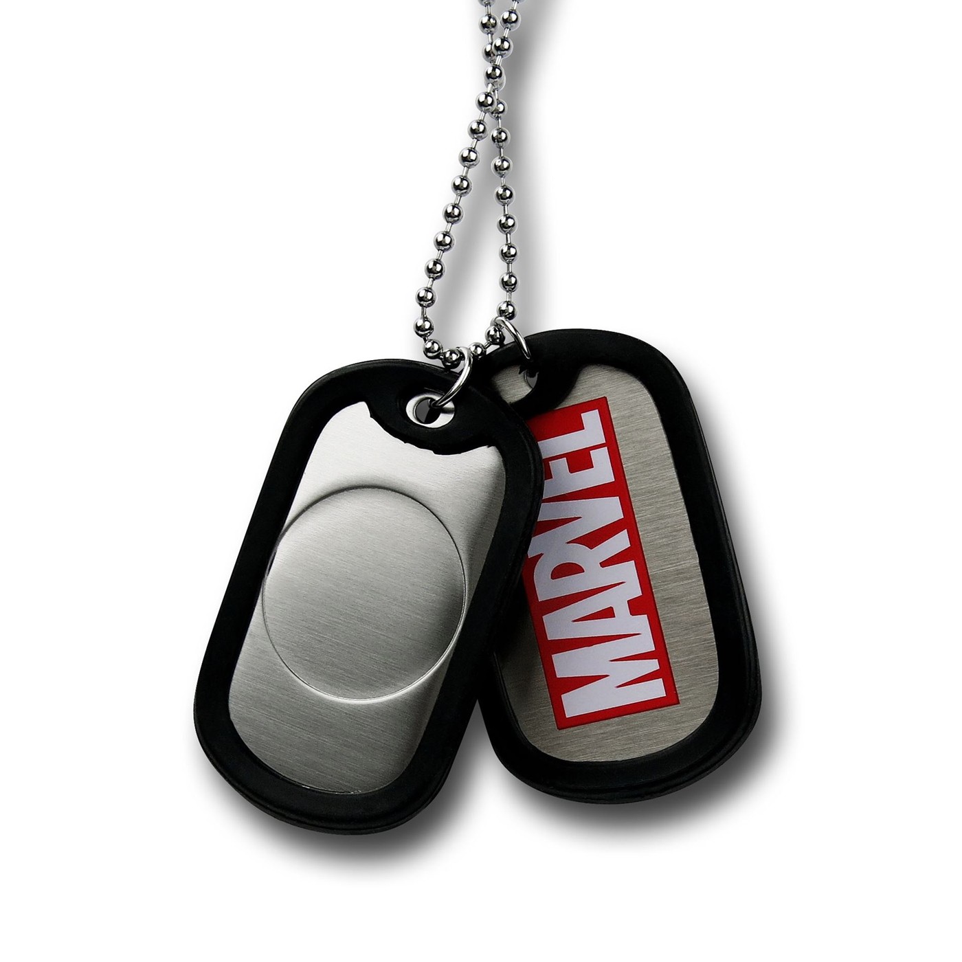Captain America Symbol & Image Dog Tag Necklace