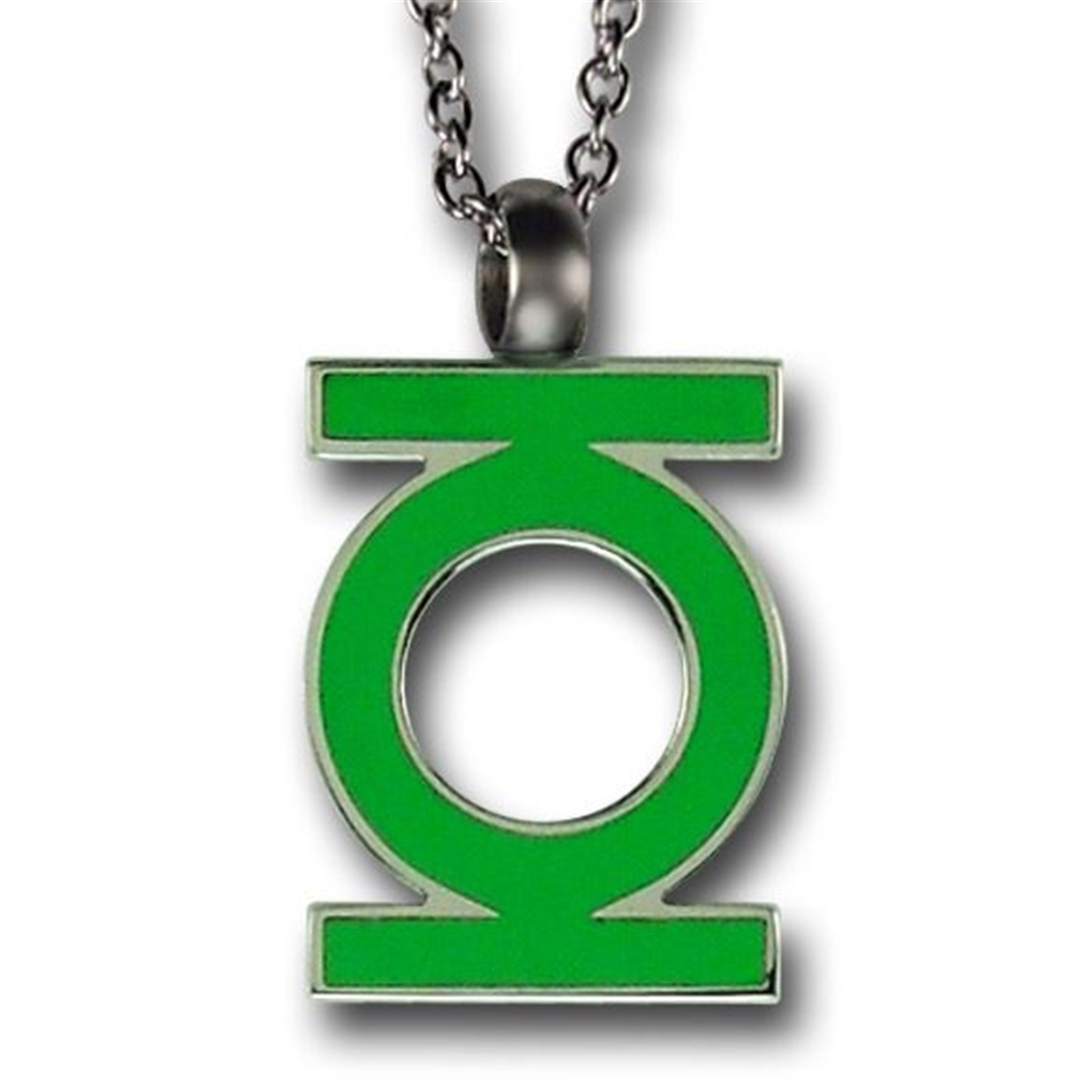 Green Lantern Die Cut Symbol Necklace