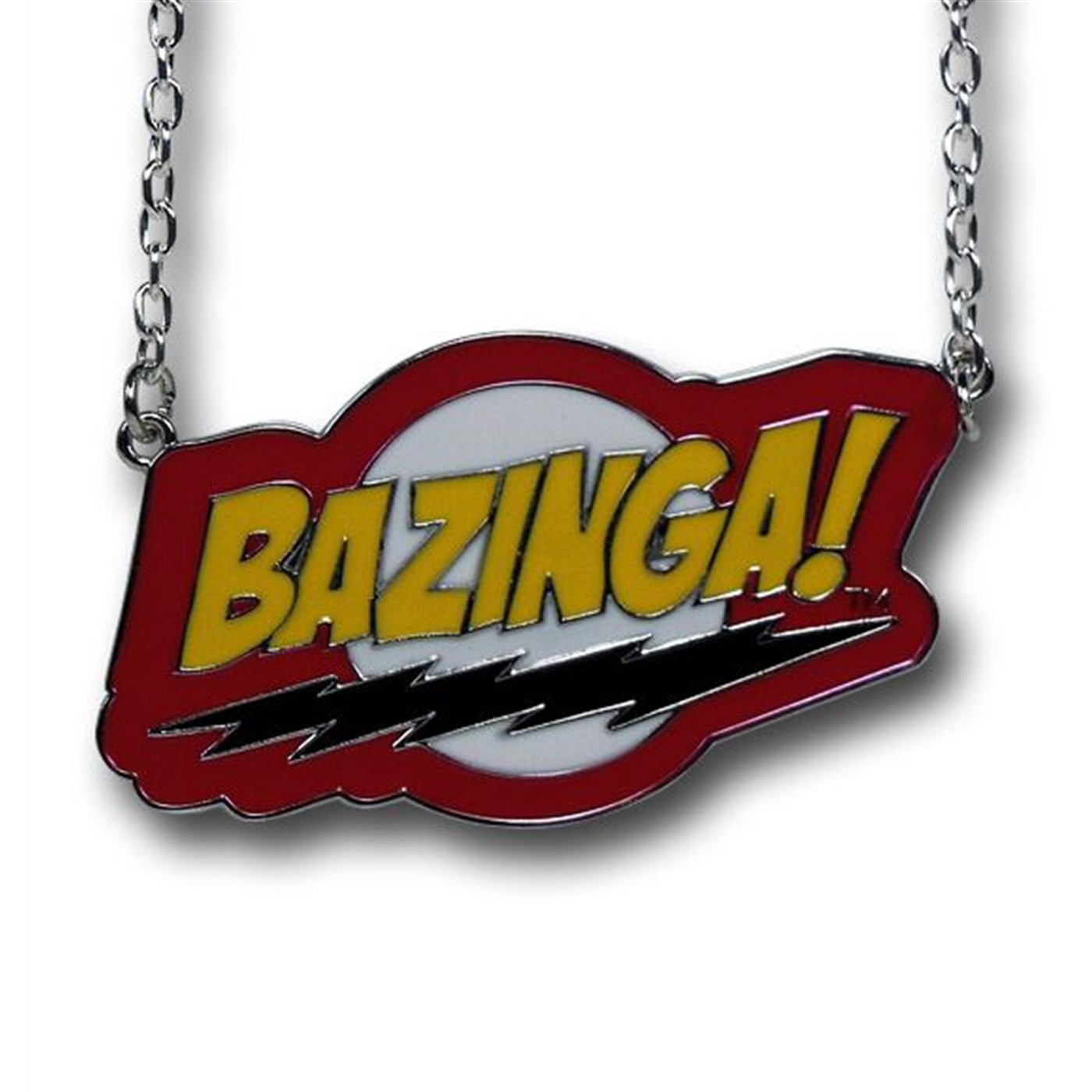 Big Bang Theory Bazinga Logo Necklace