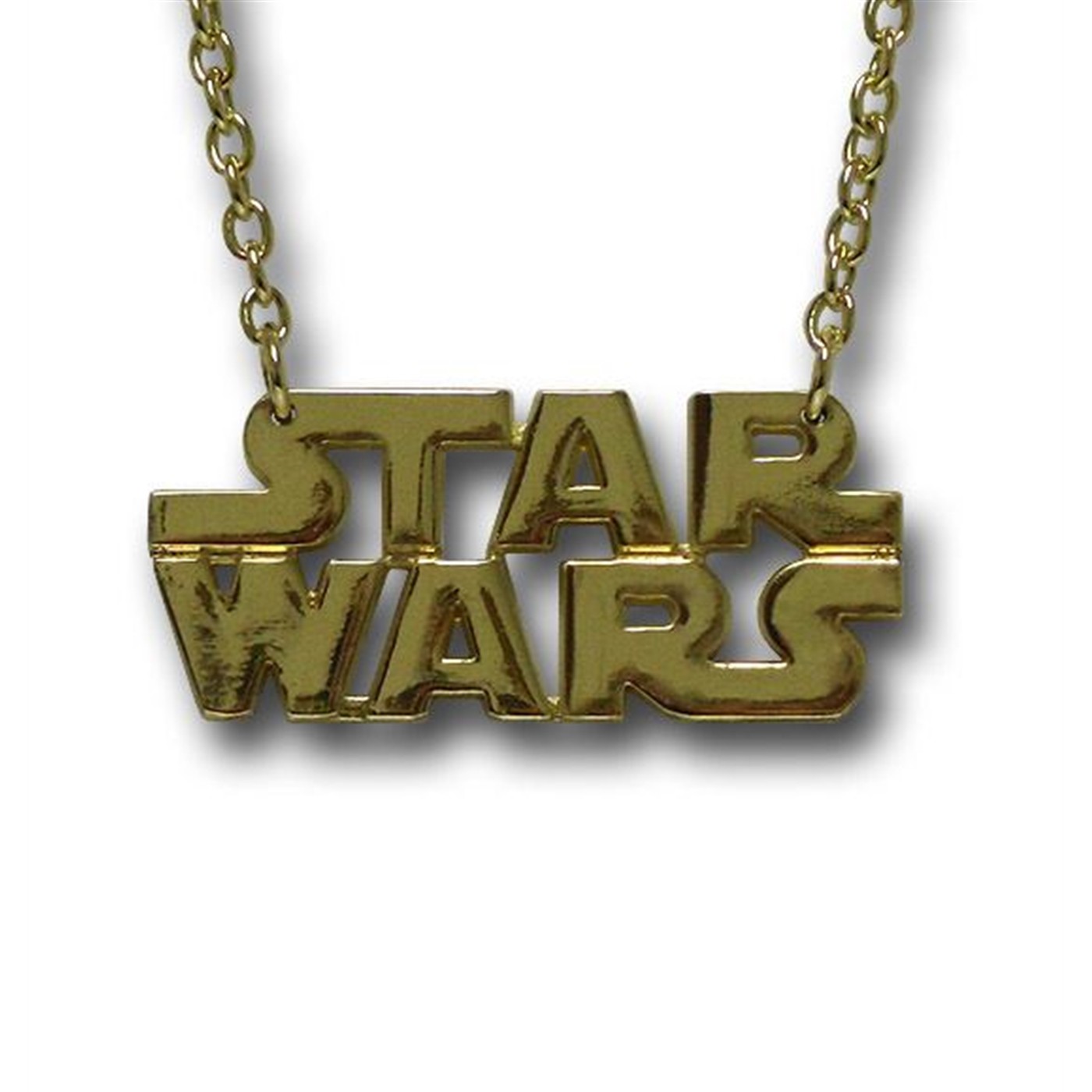 Star Wars Gold Logo Necklace