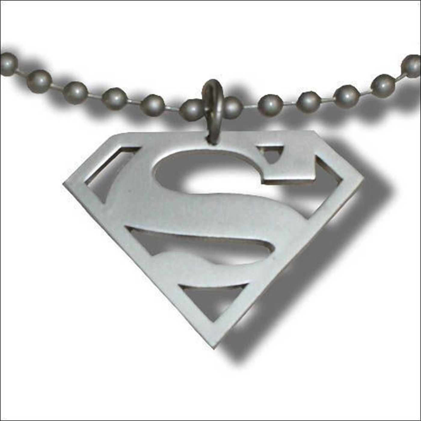 Superman Cut Out Logo Necklace