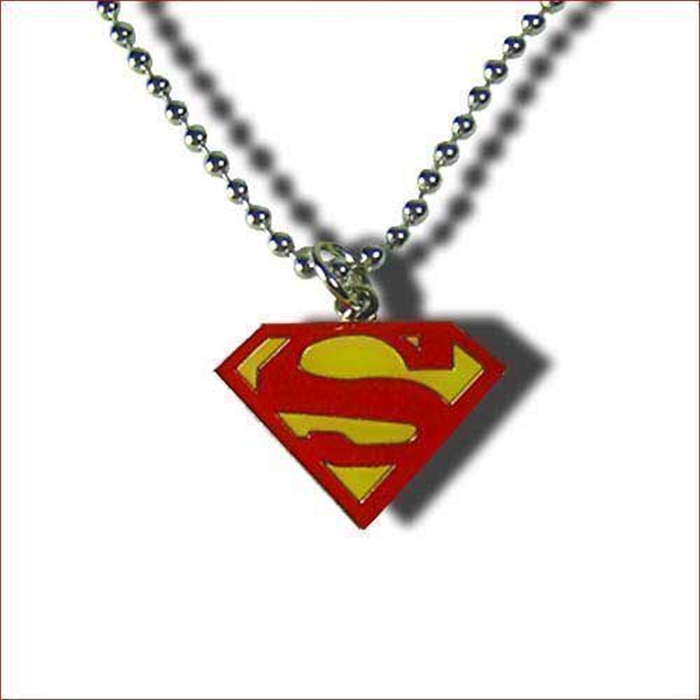 Superman Necklace Flat Symbol