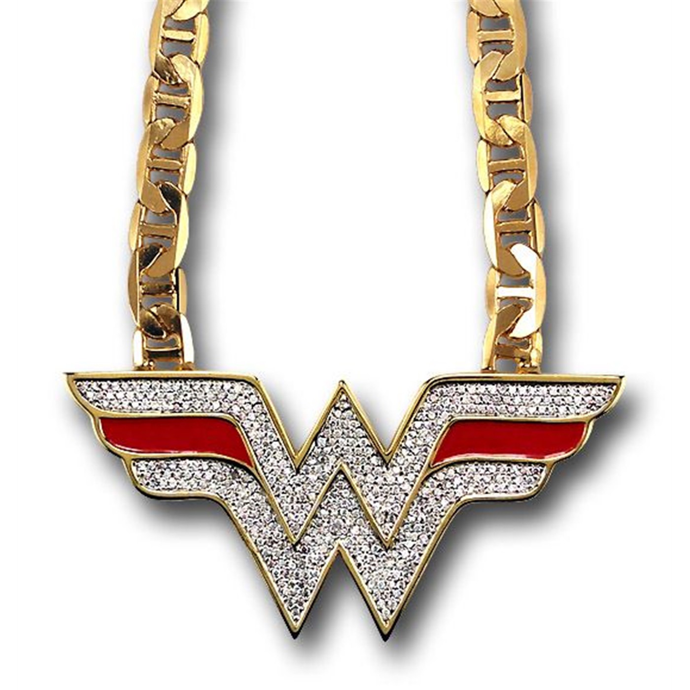 Wonder Woman Gold Plated Symbol Necklace