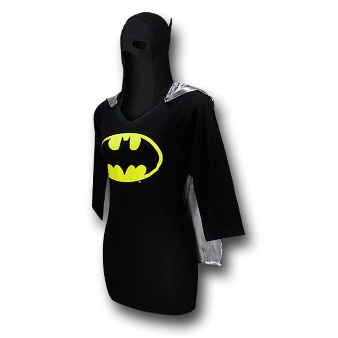 Batgirl Women's Night Shirt w/Hood and Cape