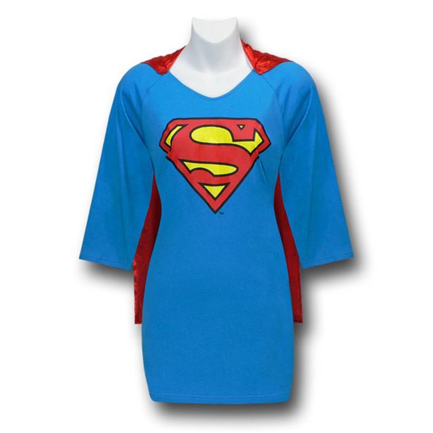 Supergirl Women's Night Shirt with Cape