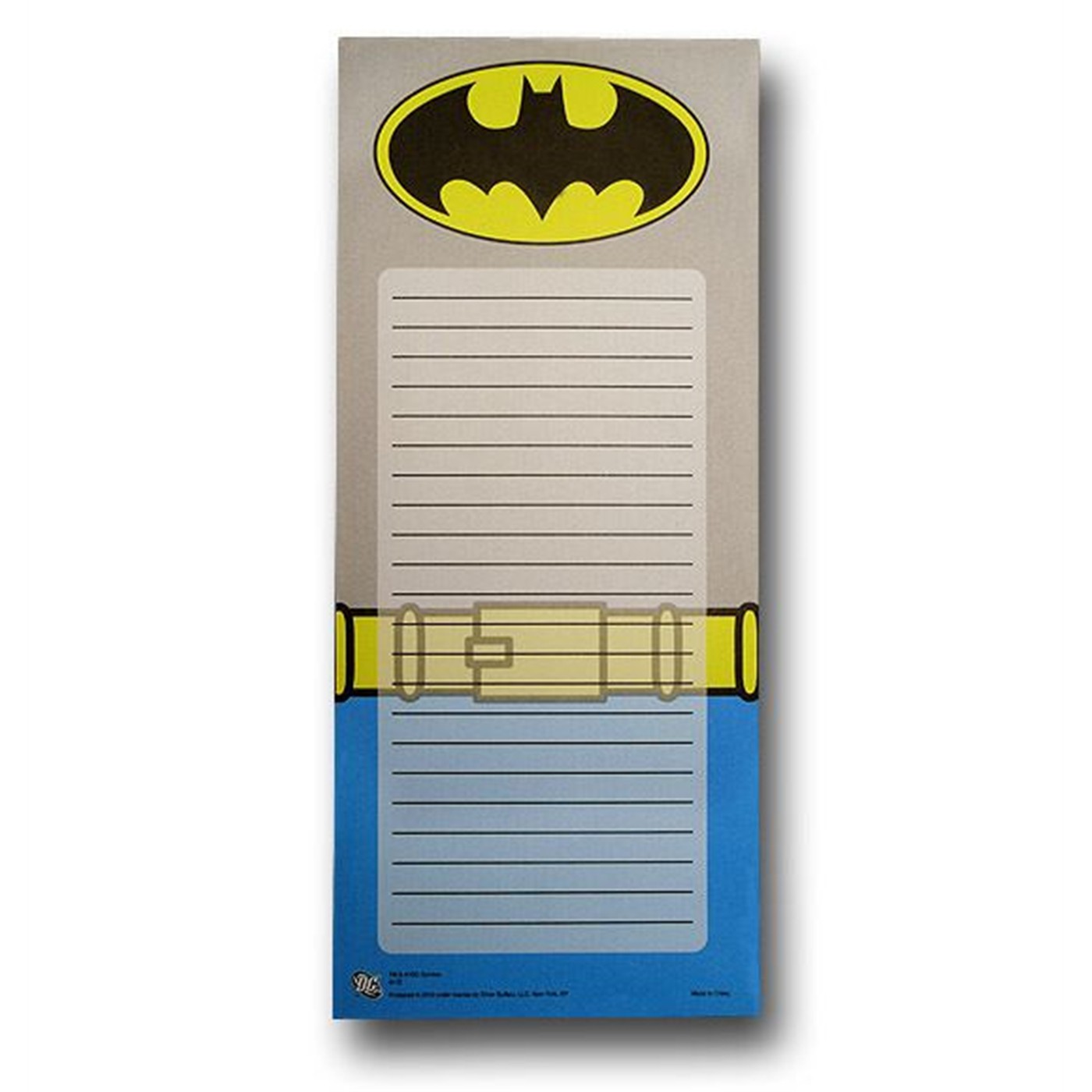 Batman Costume Magnetic Notepad