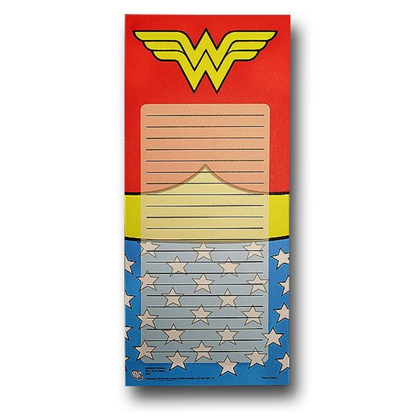 Wonder Woman Costume Magnetic Notepad