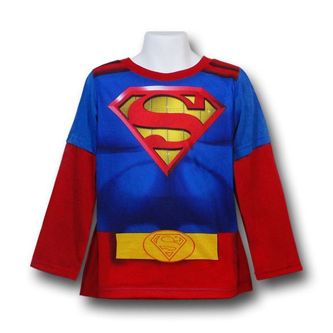 Superman Kids Costume Riveted Pajama Set w/Cape