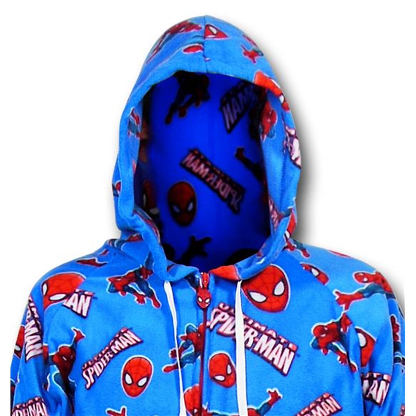 Spiderman Footed Hooded Pajamas