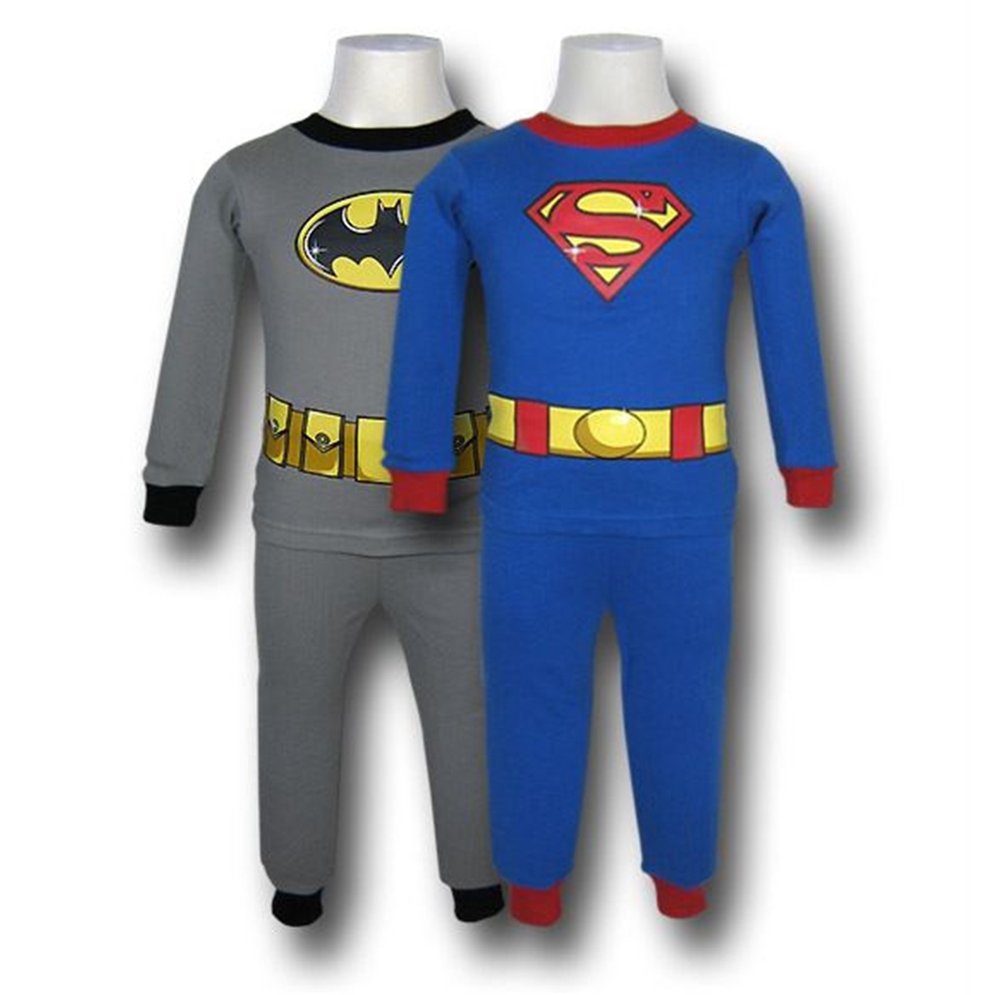 Superman and Batman Pajama Combo Set