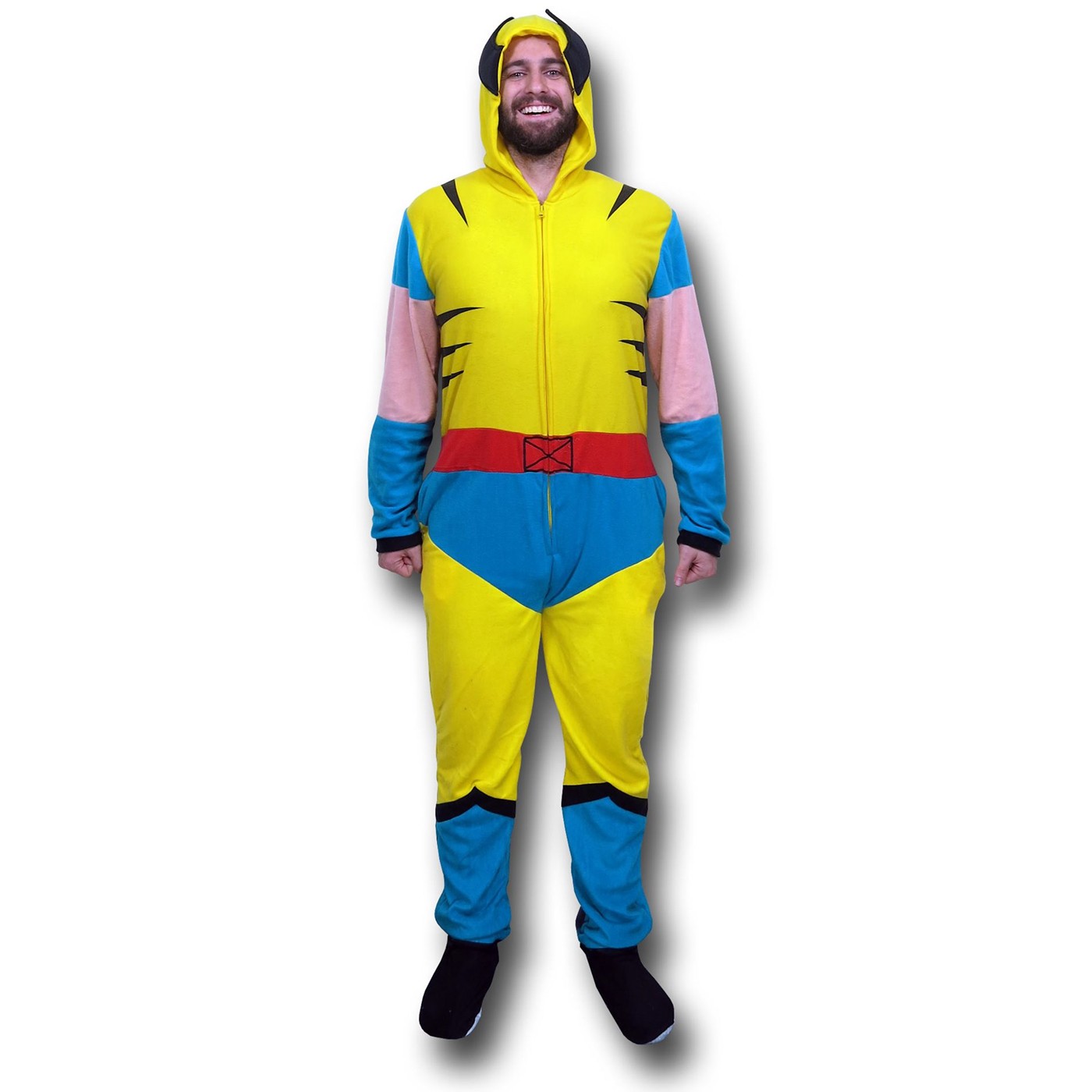 Wolverine Retro Costume Union Suit Pajamas