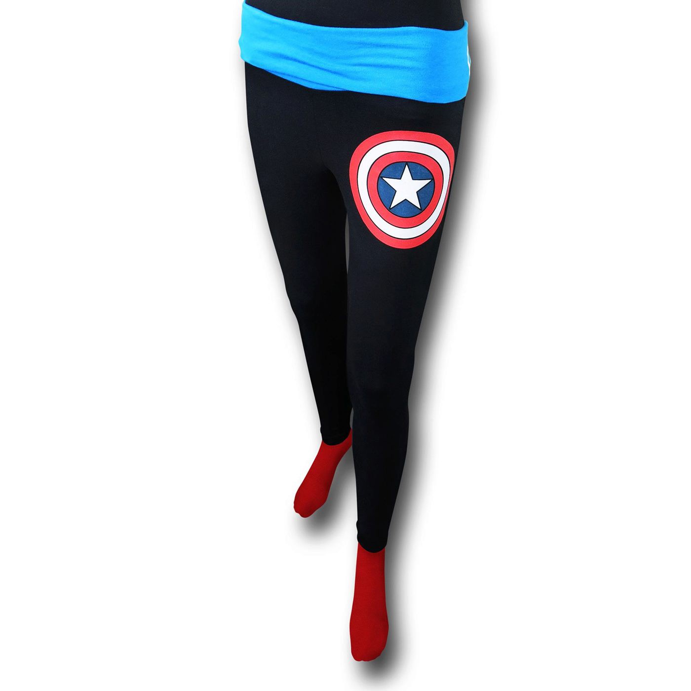 Captain America Shield Women's Yoga Pants
