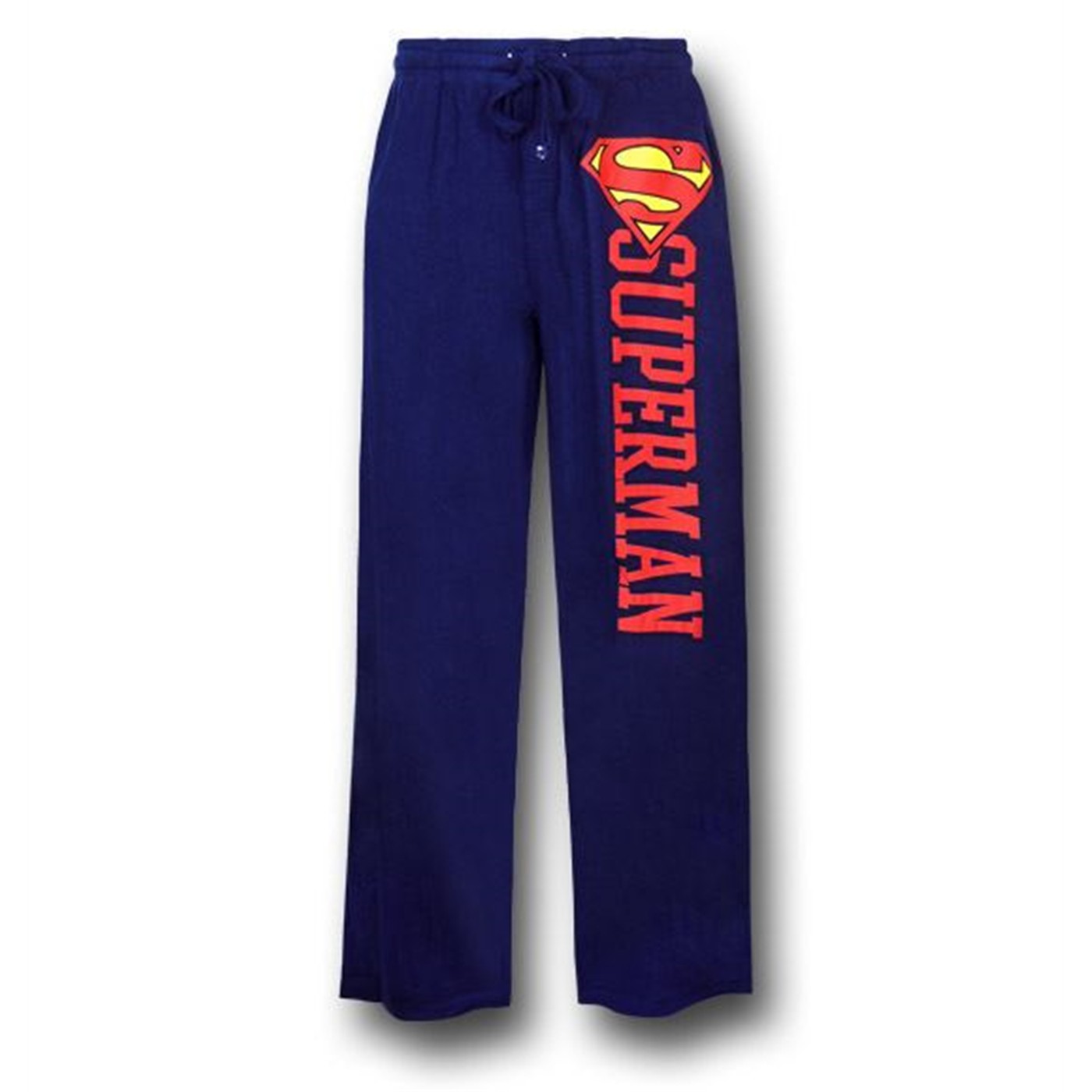 Superman Man Of Steel Lounge Pants - Cotton Blend Sleepwear With Logo Print
