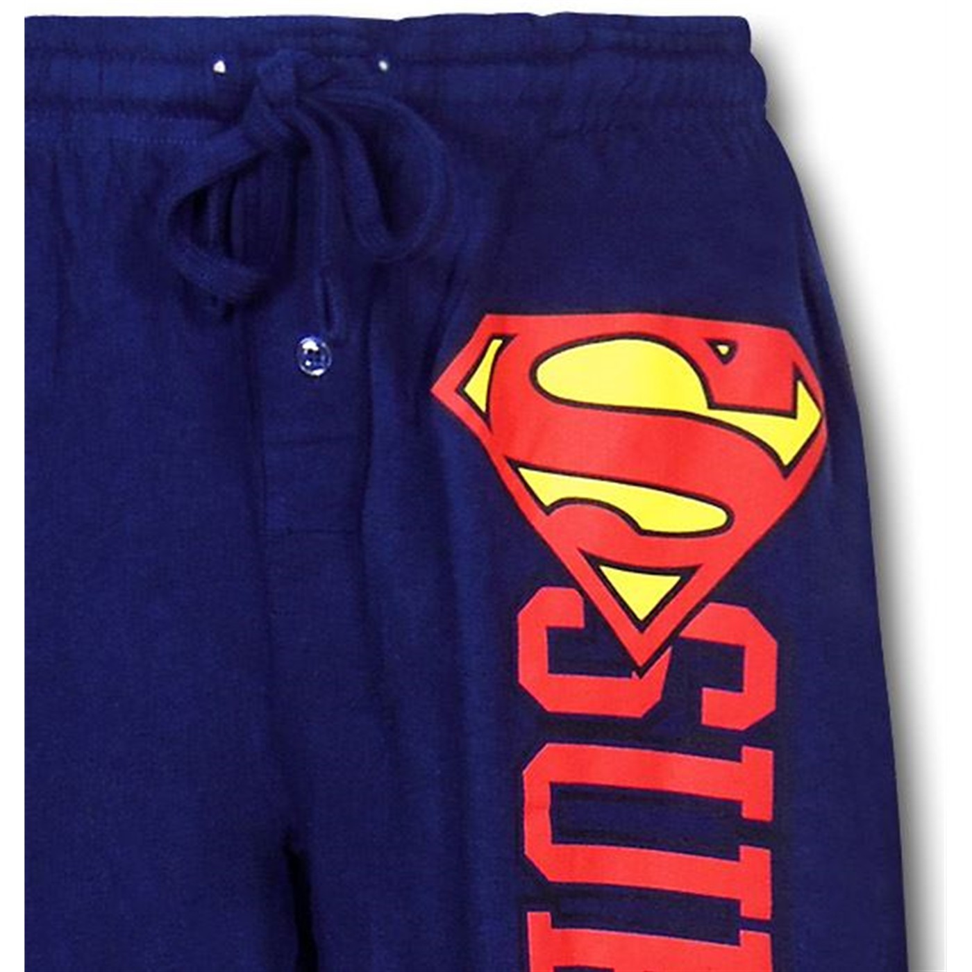 Superman Side Logo and Symbol Blue Sleep Pants