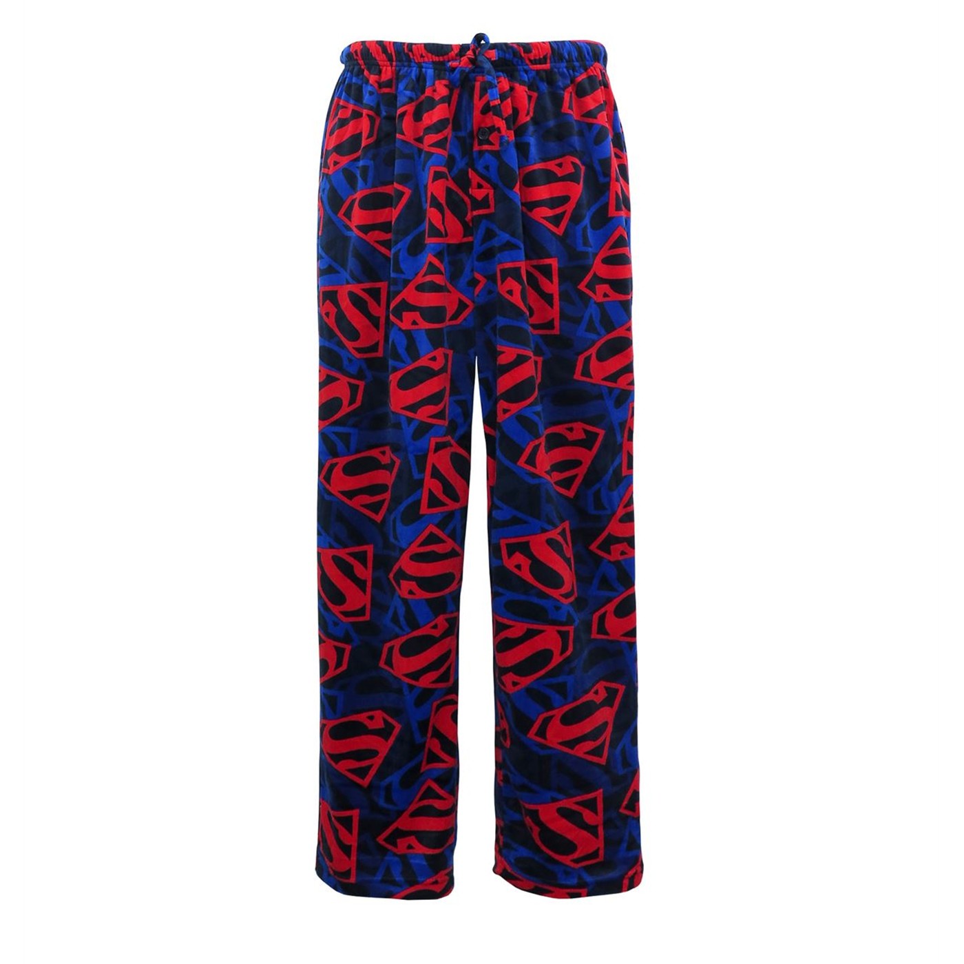 Superman Symbols All-Over Print Pajama Pants
