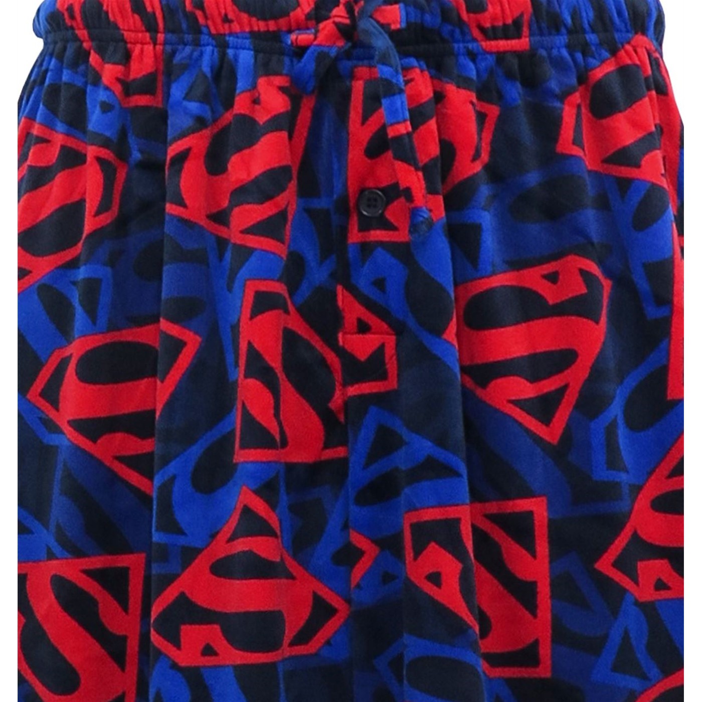 Superman Symbols All-Over Print Pajama Pants