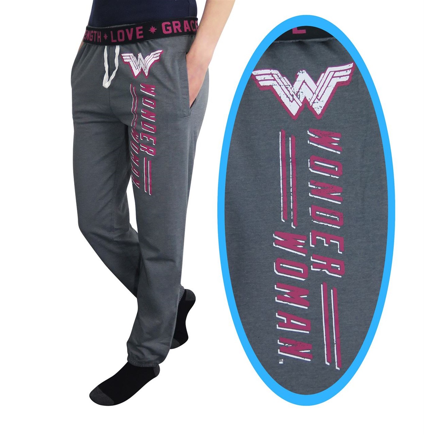 Wonder Woman Dye Heather Women's Jogger Pants