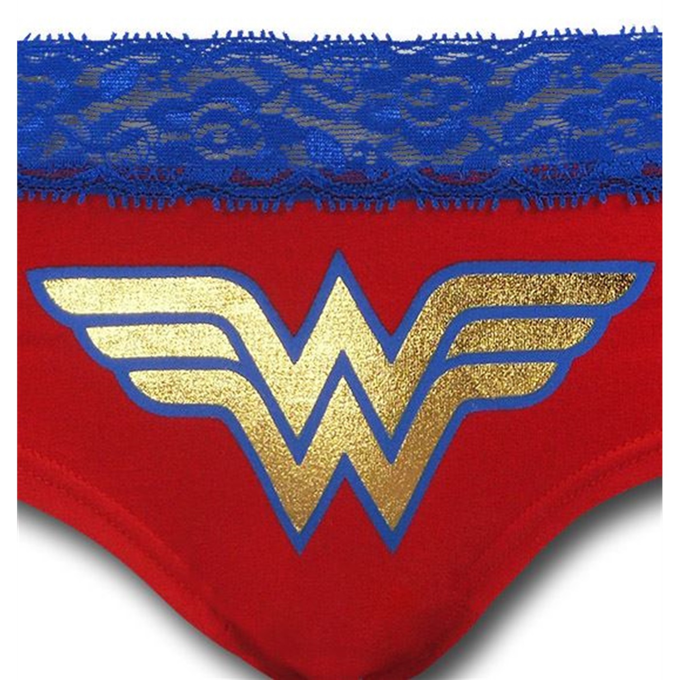 Wonder Woman Women's Lace Trim Hipster Briefs