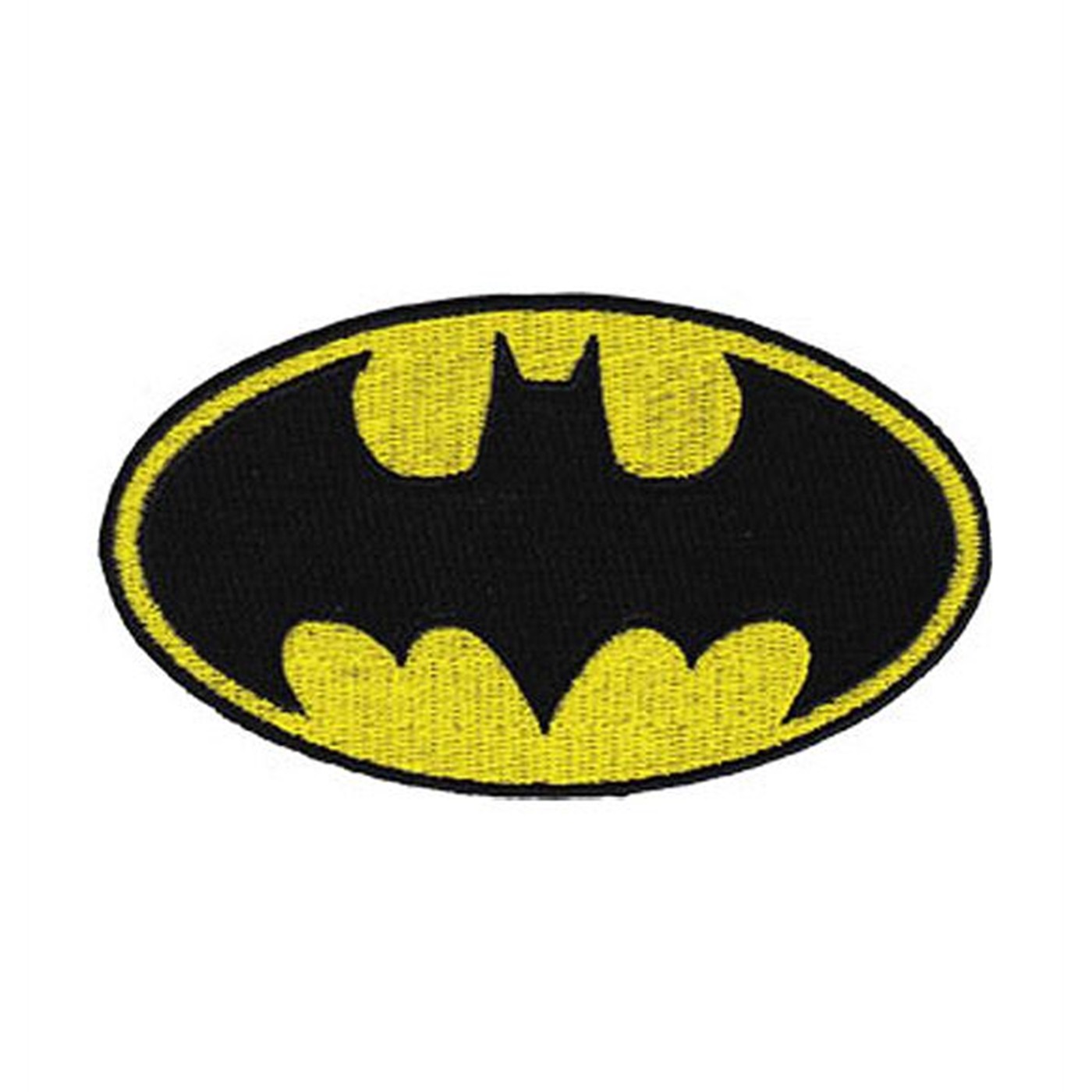 Batman Bat Signal Logo Dark Knight DC Comics Superhero Iron-On Applique Patch 