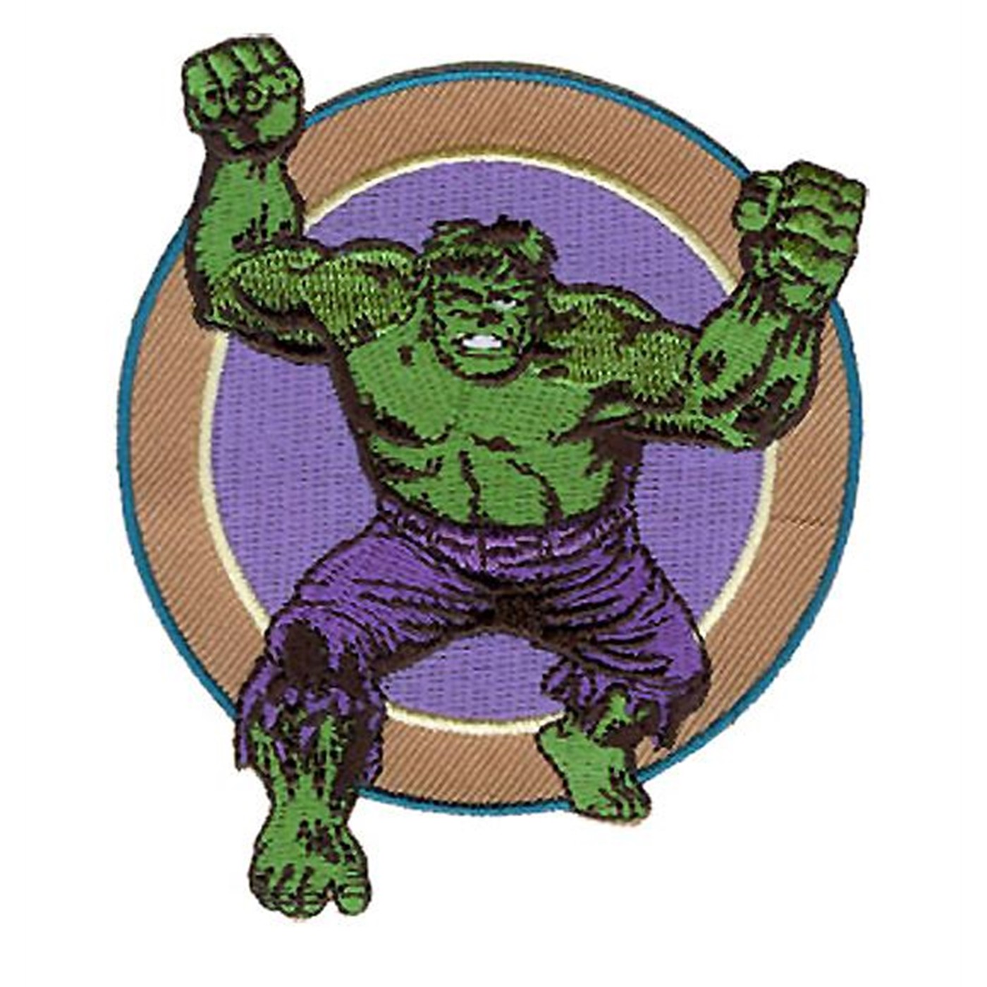 Hulk Retro Circle Patch