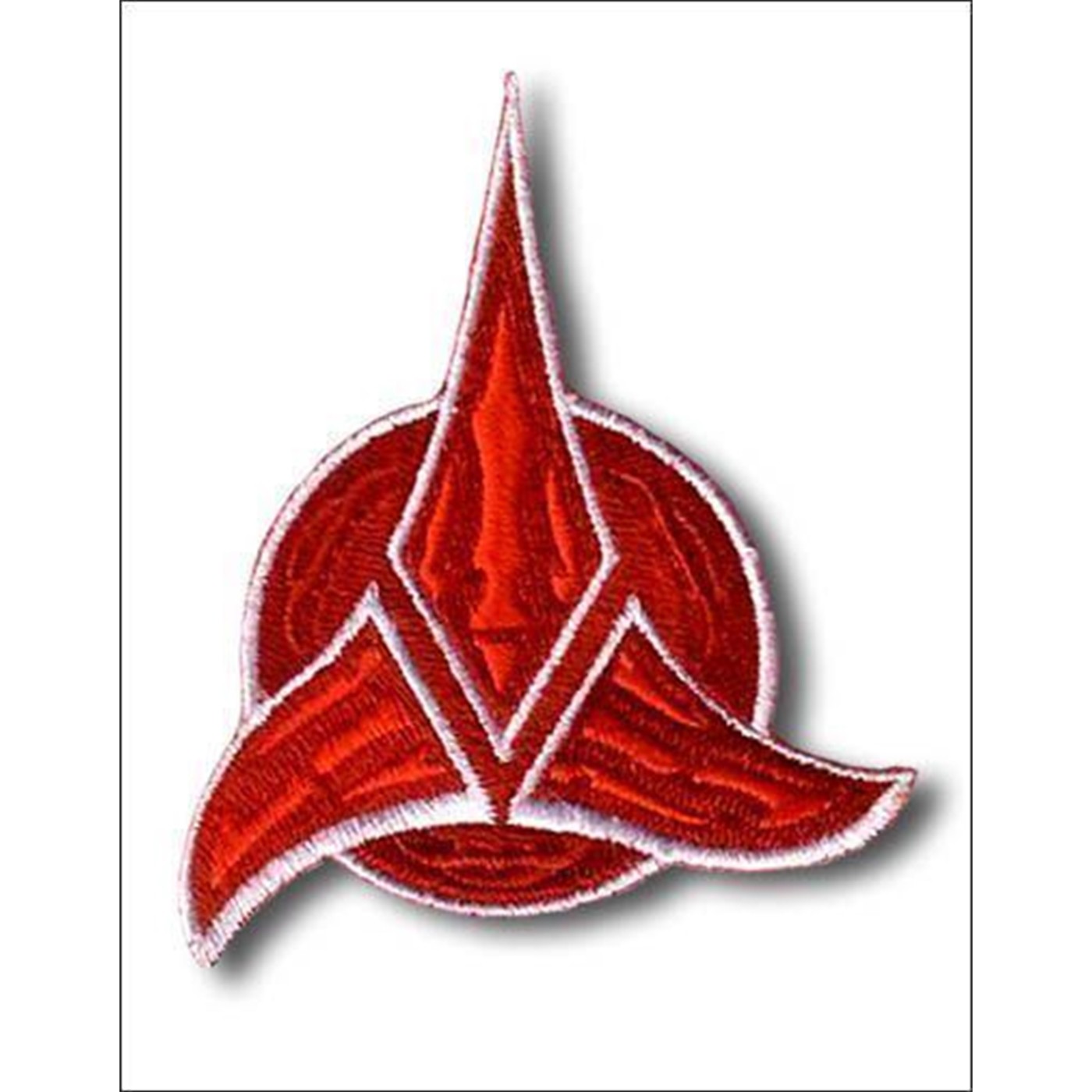 Klingon Red Trifoil Patch